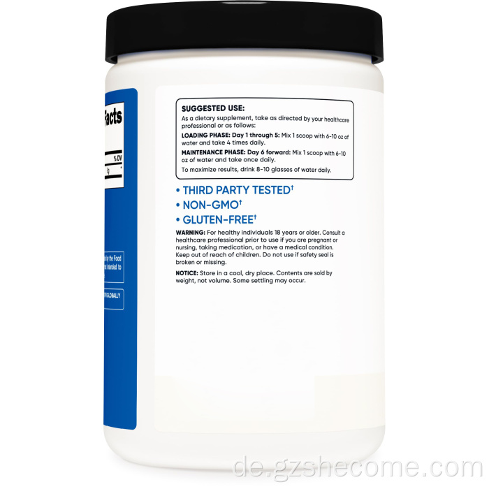 Kreatinmonohydratmikronisierter Pulver 500G Proteinpulver